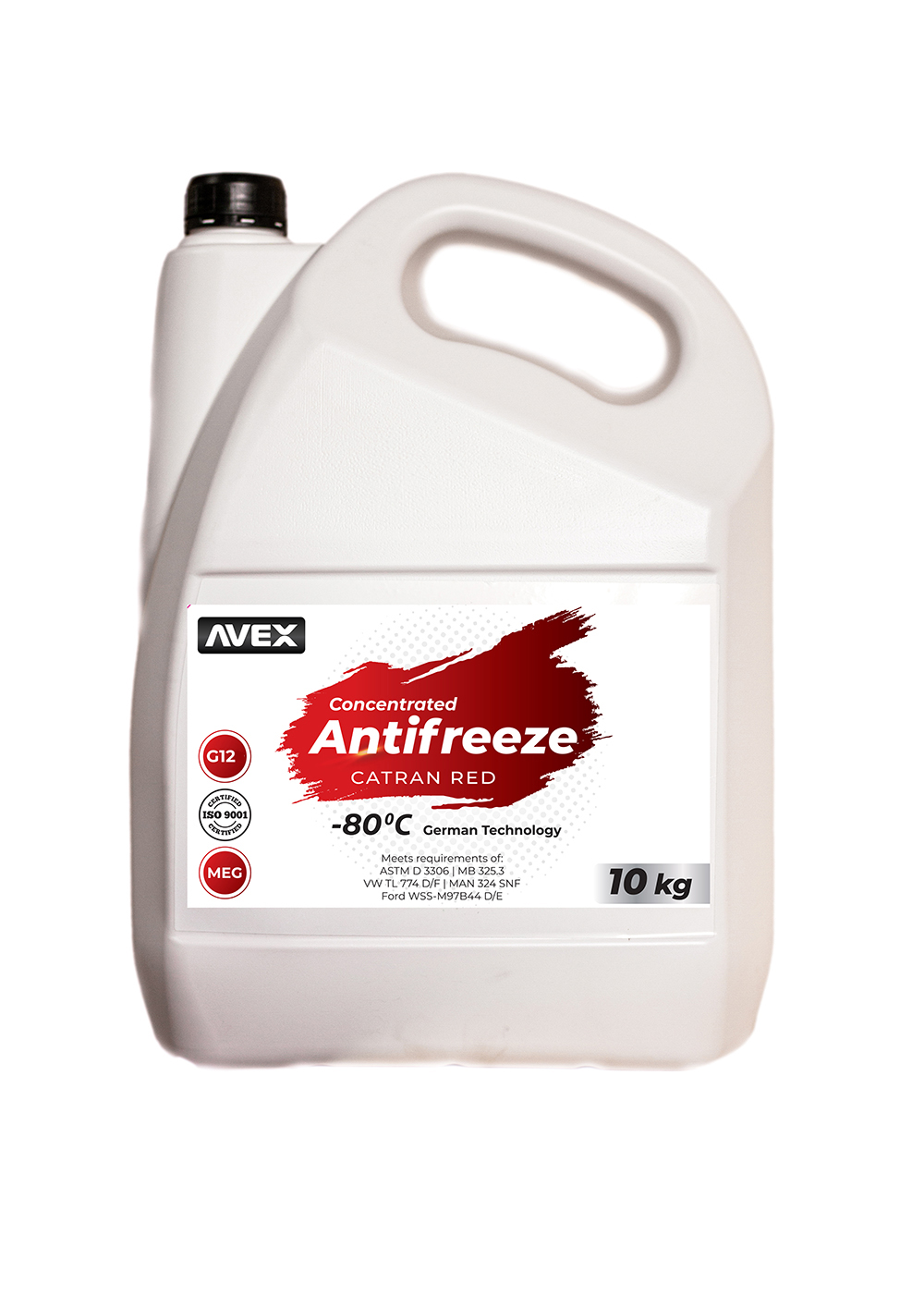 Антифриз концентрат AVEX Catran Red MEG "-80 °G 12, 10